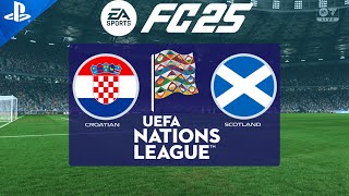 FC 25  Croatia vs Scotland  Nations League 2024  PS5 Full Match [upl. by Karen810]