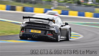 992 GT3 amp 992 GT3 RS Bugatti Le Mans [upl. by Jesse]