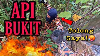 quot ABANG BOMBA JATUH BUKIT HAMPIR DI SAMBAR API quot  KEBAKRAN HUTAN  CELORENG BOMBA [upl. by Maddeu241]