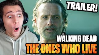 The Walking Dead The Ones Who Live  Official Trailer REACTION Rick amp Michonne Series [upl. by Edrei625]