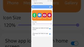 change Samsung Icons size [upl. by Vite]