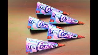 BARU 😍 Bocah Imut Review Es Krim Cornetto Unicorn 🦄  UNICORNETTO   Unicorn Ice Cream Review [upl. by Garvin154]