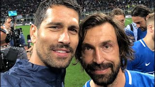 Marco Borriello  La notte del maestro “PIRLO”  San Siro Milano [upl. by Naes]