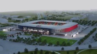 lanostraCasa il nuovo stadio del Cagliari Calcio [upl. by Greenquist]