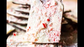 Peppermint Bark Recipe  Lifes Little Sweets  lifeslittlesweets [upl. by Enohs]