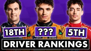 Our MidSeason F1 Driver Rankings 20th 1st [upl. by Rhiamon]