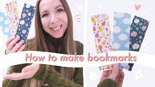 How To Make Bookmarks 📔 full process DIY Bookmarks to sell on etsy [upl. by Lambard287]