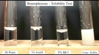 Solubility Tests for Organic Compounds [upl. by Trip]