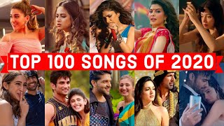 Top 100 Hindi Punjabi Songs of 2020 Year End Chart 2020  Popular Bollywood Songs 2020 [upl. by Nahsrad]