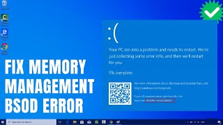 How To Fix Memory Management BSOD Error Windows 1011 [upl. by Brantley]