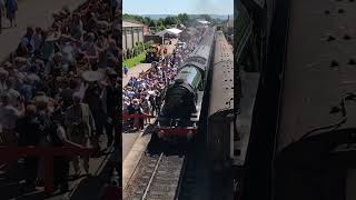 60103 flyingscotsman britishrailways cathedralsexpress westsomerset railway bishops lydeard [upl. by Salangi]