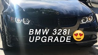 Bmw 328i E90 headlight replacement headlights upgrade [upl. by Brander]