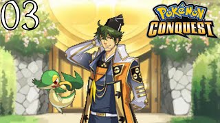 Lets Play Pokémon Conquest FR 03  Des ptits trous [upl. by Eatnoj]