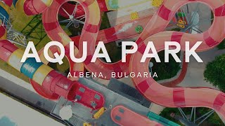 AquaPark Aquamania  Albena Bulgaria GoPro 8 and DJI Mavic Mini [upl. by Ahsinal]