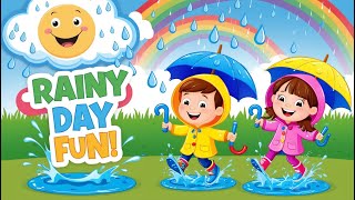 quotRainy Day Song for Kids  Fun amp Entertaining SingAlong for a Rainy Dayquot [upl. by Llerraj]