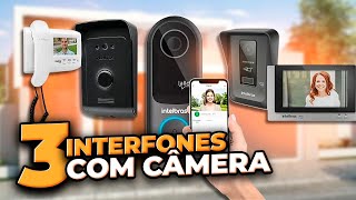 TOP 3 MELHOR INTERFONE COM CÂMERA Guia Melhores Videoporteiro CUSTO BENEFÍCIO 📞 📹 [upl. by Stets]