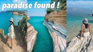 Beaches in Corfu Greece  Canal d’ Amour Sidari  Kassiopi Bay  greece beach hopping vlog ep 2 [upl. by Ailssa]