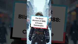 The Great Blizzard of 1888 A Frozen Catastrophe newyork unitedstates blizzard curiosity shorts [upl. by Hershell190]