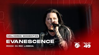 Evanescence no Rock in Rio Lisboa 2024  Melhores Momentos  LISBOAnoRockinRio [upl. by Ycul]