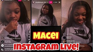 MACEI IMBADKIDMACEII INSTAGRAM LIVE WITH KDWRLD [upl. by Blen]