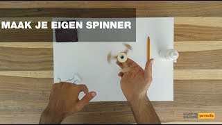 Praxis  Zo maak je zelf een fidget spinner [upl. by Airrotal]