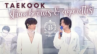 Taekook  Strawberries and Cigarettes FMV [upl. by Derby]