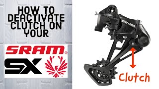 How to deactivate and activate clutch on SRAM SX EAGLE  CUBE ANALOG 2020  shorts [upl. by Nrek]