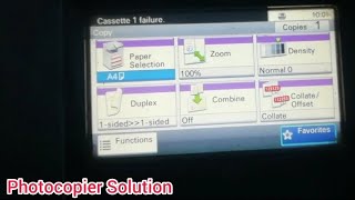 Cassette 1 failure Kyocera Ecosys FS6525MFP [upl. by Danczyk]