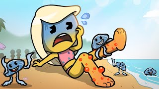 Beach Day Gone WRONG  emojitown Compilation [upl. by Kurt]