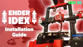 Ender 3 IDEX DIY Dual Extruder XCarriage 3D Printer Installation Kit by SEN 3D [upl. by Ellezig576]