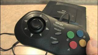 Classic Game Room HD NEOGEO CD Controller review [upl. by Noiemad304]