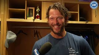 Dodgers postgame Clayton Kershaw feeling good physically but made dumb mistakes [upl. by Eloci]