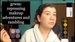 grwm repressing makeup adventures and rambling [upl. by Belicia]