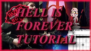 Hazbin Hotel  Hell is Forever Guitar Chords Tutorial [upl. by Yleme]