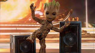 Baby Groot Dancing  Guardians of the Galaxy Vol 2 [upl. by Yznel]