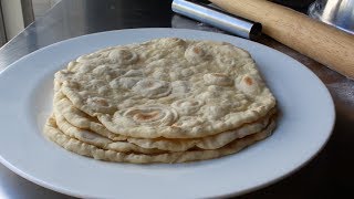 Lebanese Mountain Bread  How to Make LebaneseStyle Flatbread [upl. by Alyakam]