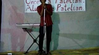 Ankik Dhar singing at Patel Hall Farewell 2009 [upl. by Matejka]