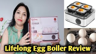 Lifelong Egg Boiler Review amp Demo  How to use Egg Boiler Machine  Egg Boiler Electric Machine [upl. by Castorina]