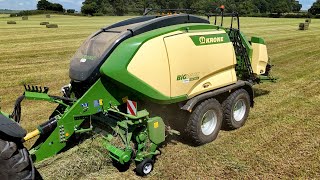 CUSTOMER REVIEW Krone Big Pack 1290 HDP VC large square baler [upl. by Soloma]