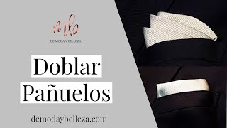 Tutorial ¿Cómo doblar un pañuelo de bolsillo [upl. by Inal800]