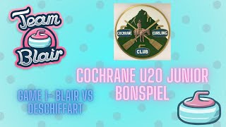 Cochrane U20  Blair vs DeSchiffart [upl. by Aicia668]