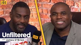 Idris Elba aka Stringer Bell flirting in the studio  Westwood [upl. by Aneekas]