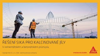 Řešení Sika pro kalcinované jíly [upl. by Macnair]