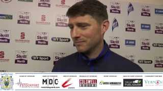 Phil Jevons PostMatch Interview  Guiseley AFC [upl. by Ronnoc]