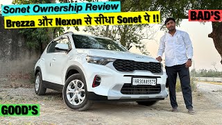 Kia Sonet HTE Base Model Ownership Review  1 Year 8000 Kms  YD Cars Review [upl. by Claudetta]