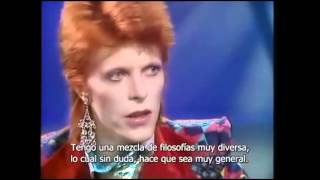 David Bowie entrevista 1973 subtítulos en español [upl. by Atinnek]