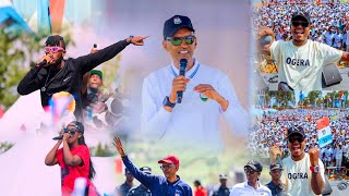 Paul Kagame dore ukuntu yakiriwe NyamashekeBruce melody na Riderman barahatwitse [upl. by Alakim172]