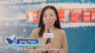 HKMW 2023 Highlights from Miss Amy Chan Commissioner for Maritime and Port Development [upl. by Barthel74]