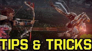 Horizon Zero Dawn Tips amp Tricks TO ENHANCE YOUR EXPERIENCE Horizon Zero Dawn gameplay tips [upl. by Gnagflow184]