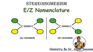 E Z  Nomenclature  Of Geometrical Isomers  Stereochemistry  BSc first year  Organic Chemistry [upl. by Meggs162]